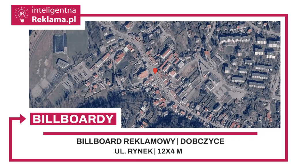 Lokalizacja reklamowa w Dobczyce przy ul. ul. Rynek - powierzchnia 48 m²