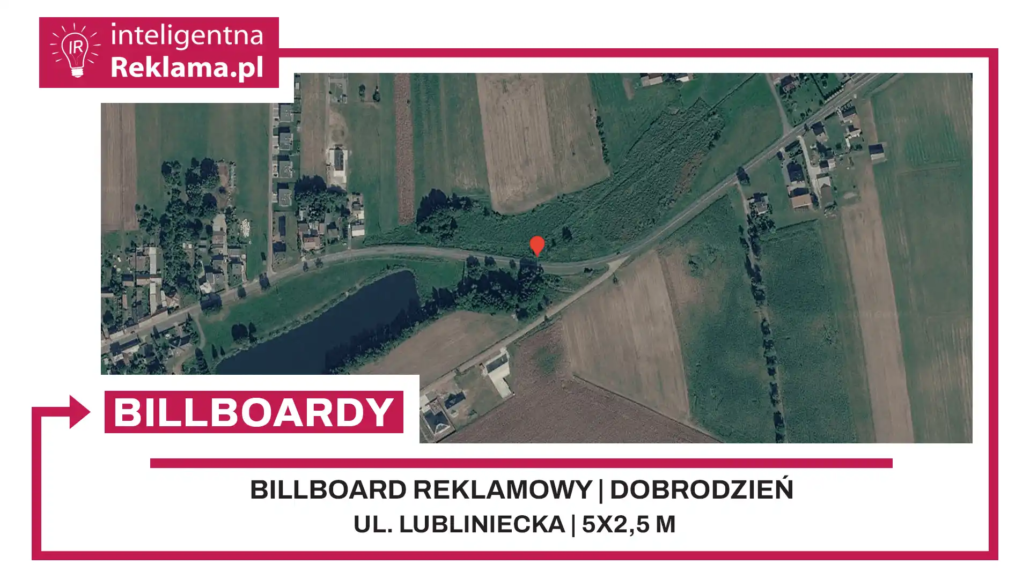 Lokalizacja reklamowa w Dobrodzień przy ul. Lubliniecka - powierzchnia 12,5 m²
