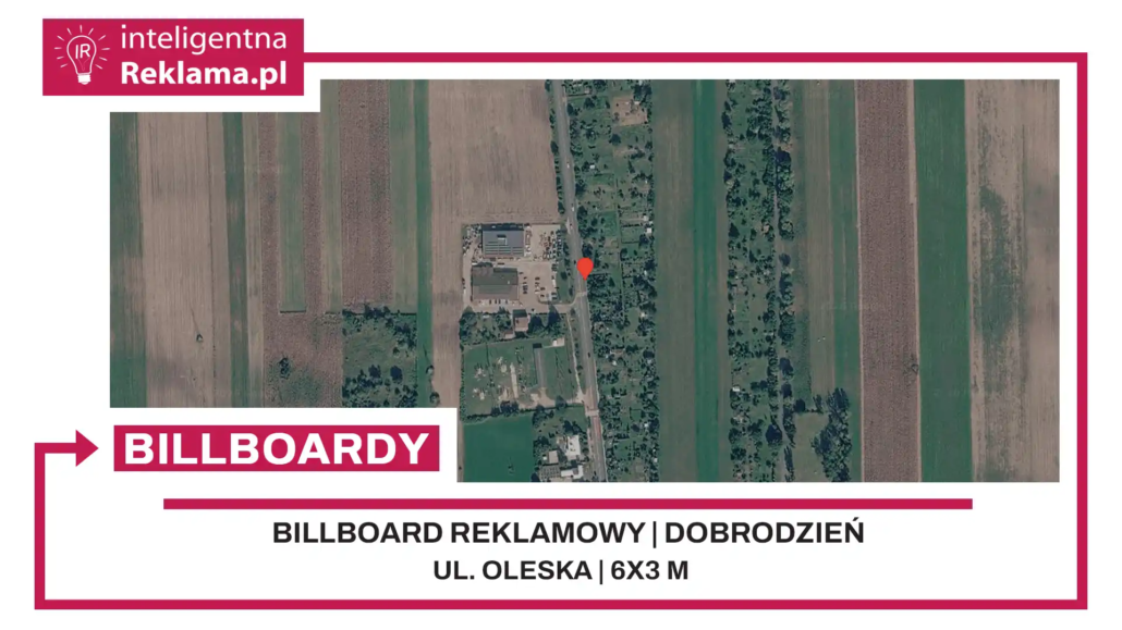 Lokalizacja reklamowa w Dobrodzień przy ul. ul. Oleska - powierzchnia 18 m²