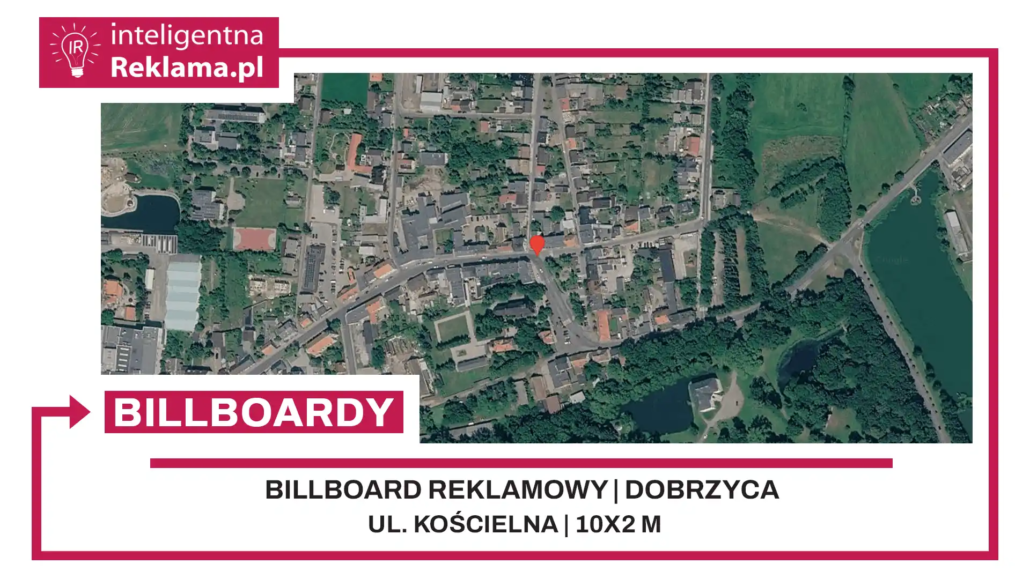 Lokalizacja reklamowa w Dobrzyca przy ul. ul. Kościelna - powierzchnia 20 m²