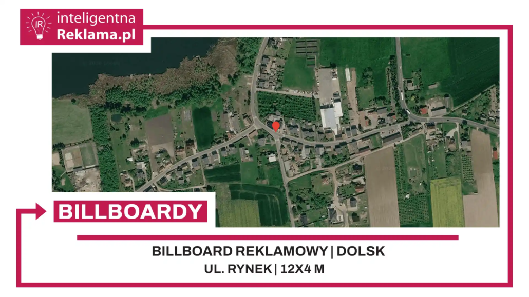 Lokalizacja reklamowa w Dolsk przy ul. Rynek - powierzchnia 48 m²