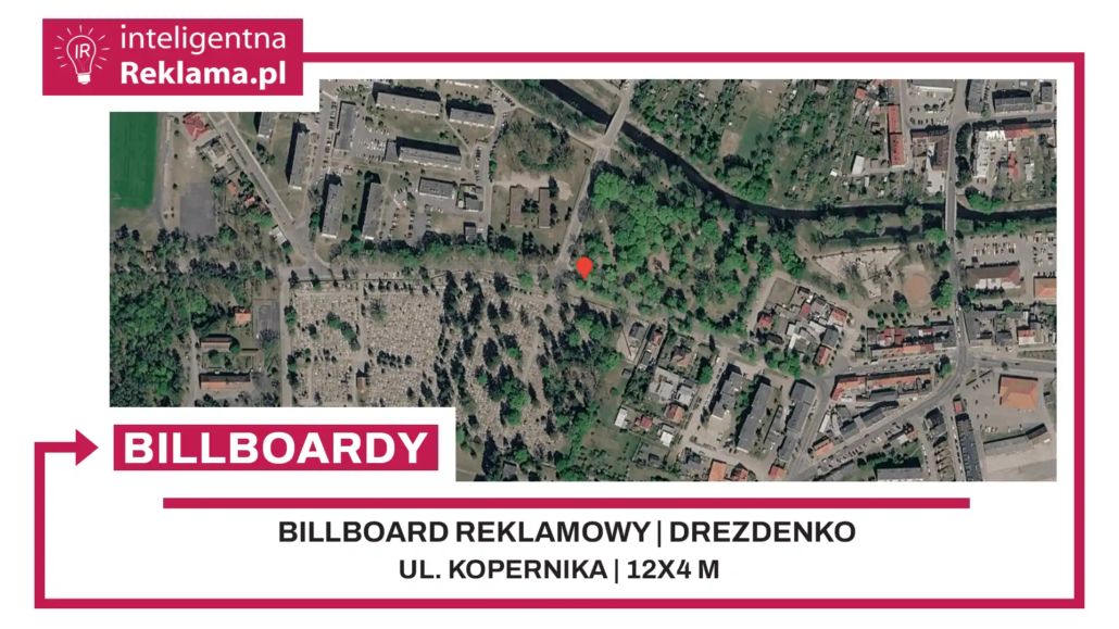Lokalizacja reklamowa w Drezdenko przy ul. Kopernika - powierzchnia 48 m²