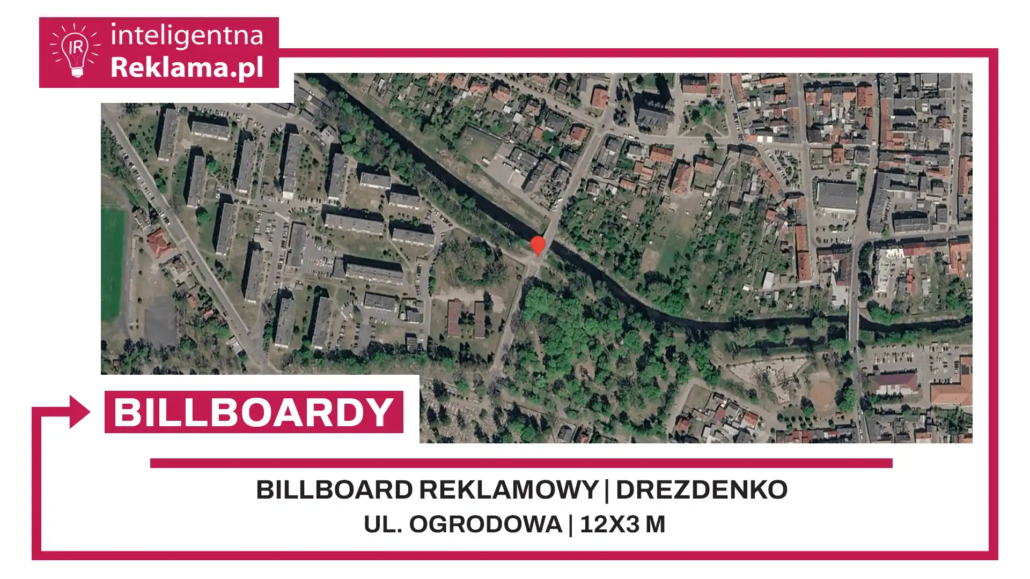 Lokalizacja reklamowa w Drezdenko przy ul. Ogrodowa - powierzchnia 36 m²