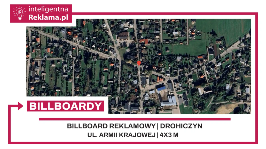 Lokalizacja reklamowa w Drohiczyn przy ul. Armii Krajowej - powierzchnia 12 m²