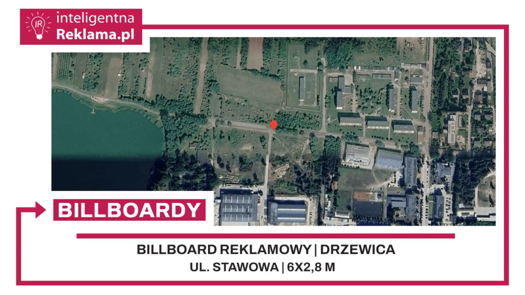 Lokalizacja reklamowa w Drzewica przy ul. Stawowa - powierzchnia 16,8 m²