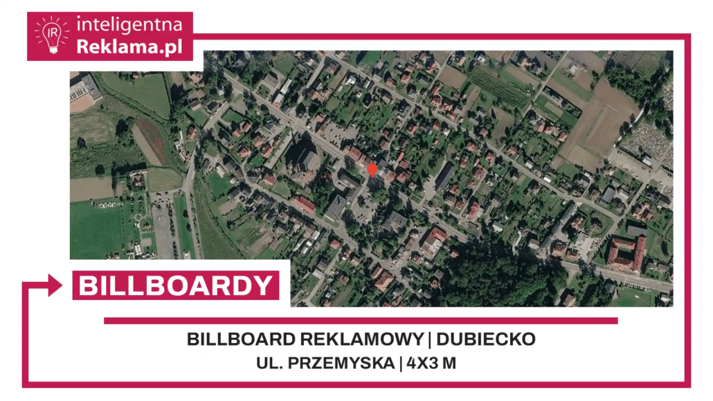 Lokalizacja reklamowa w Dubiecko przy ul. Przemyska - powierzchnia 12 m²