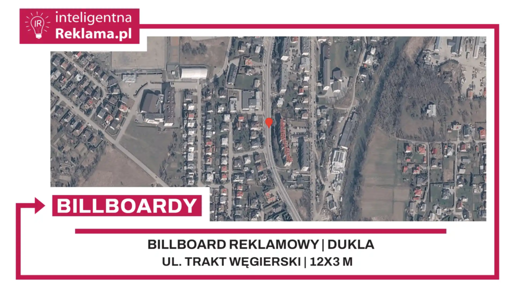 Lokalizacja reklamowa w Dukla przy ul. ul. Trakt Węgierski - powierzchnia 36 m²