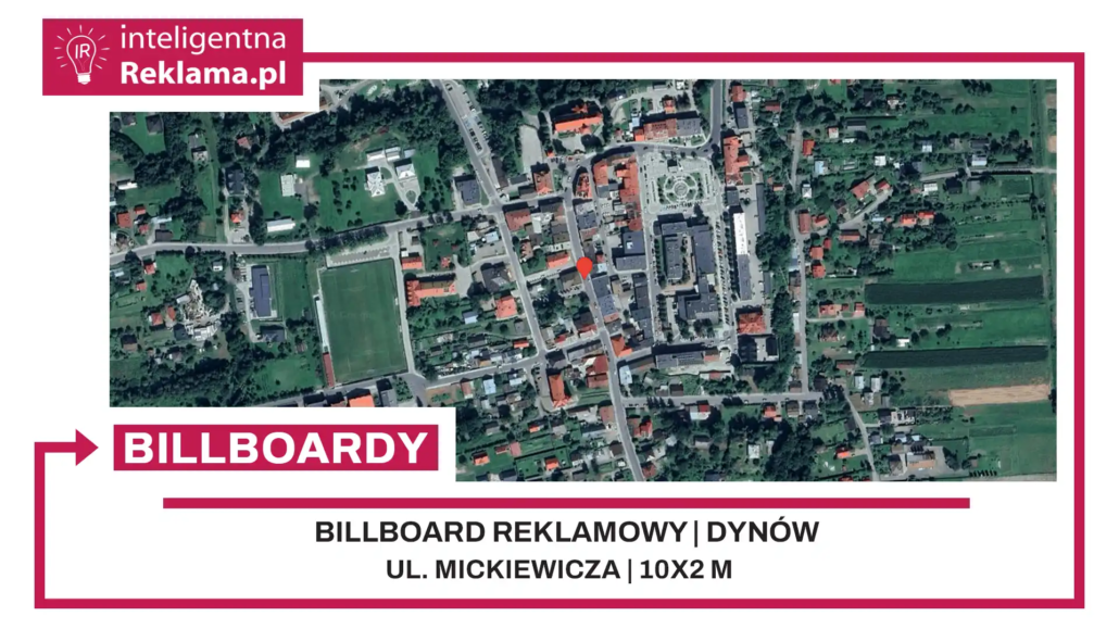 Lokalizacja reklamowa w Dynów przy ul. Mickiewicza - powierzchnia 20 m²