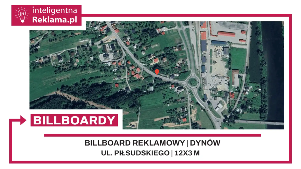Lokalizacja reklamowa w Dynów przy ul. Piłsudskiego - powierzchnia 36 m²