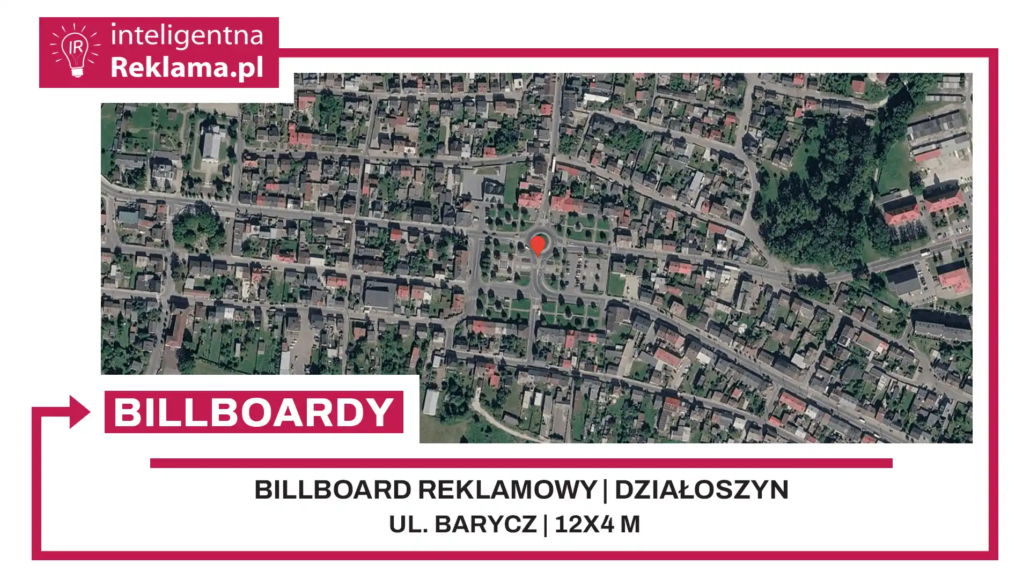 Lokalizacja reklamowa w Działoszyn przy ul. Barycz - powierzchnia 48 m²