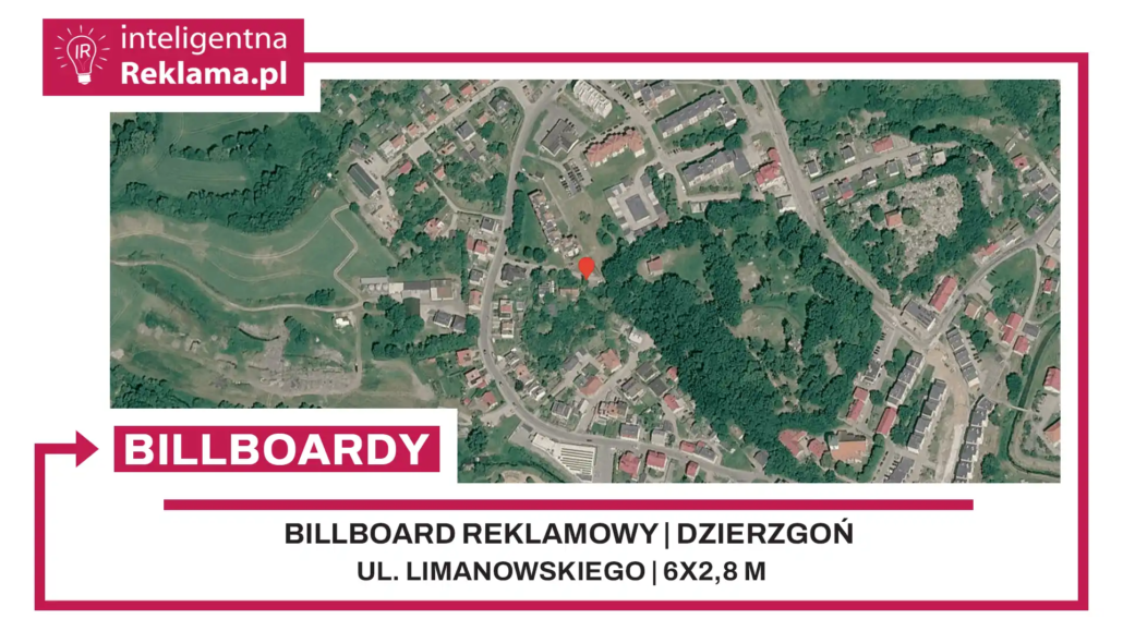 Lokalizacja reklamowa w Dzierzgoń przy ul. Limanowskiego - powierzchnia 16,8 m²