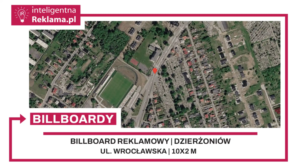 Lokalizacja reklamowa w Dzierżoniów przy ul. Wrocławska - powierzchnia 20 m²