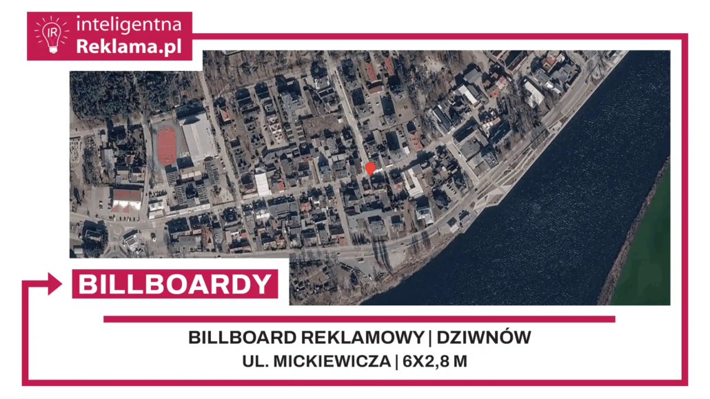 Lokalizacja reklamowa w Dziwnów przy ul. ul. Mickiewicza - powierzchnia 16,8 m²