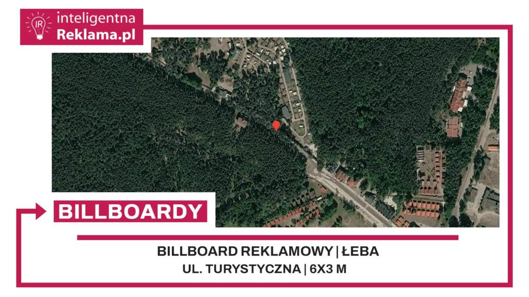 Lokalizacja reklamowa w Łeba przy ul. Turystyczna - powierzchnia 18 m²