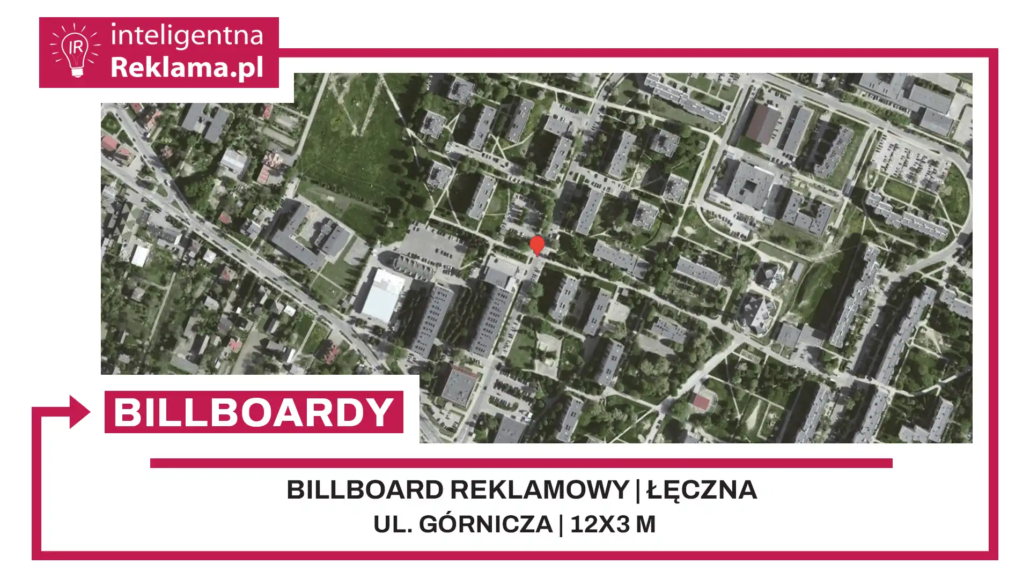 Lokalizacja reklamowa w Łęczna przy ul. Górnicza - powierzchnia 36 m²