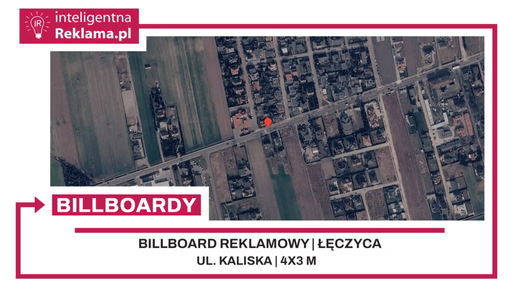 Lokalizacja reklamowa w Łęczyca przy ul. Kaliska - powierzchnia 12 m²