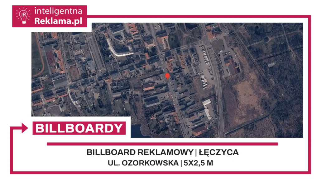 Lokalizacja reklamowa w Łęczyca przy ul. Ozorkowska - powierzchnia 12,5 m²