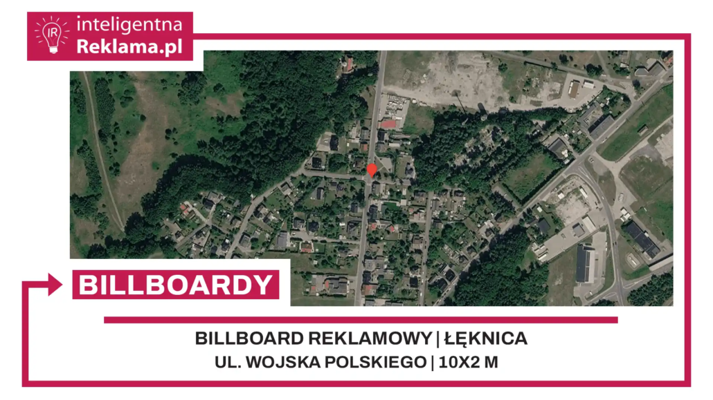 Lokalizacja reklamowa w Łęknica przy ul. ul. Wojska Polskiego - powierzchnia 20 m²