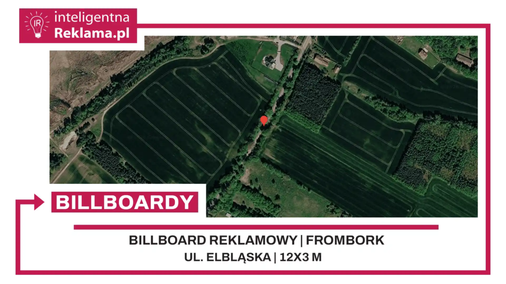 Lokalizacja reklamowa w Frombork przy ul. ul. Elbląska - powierzchnia 36 m²
