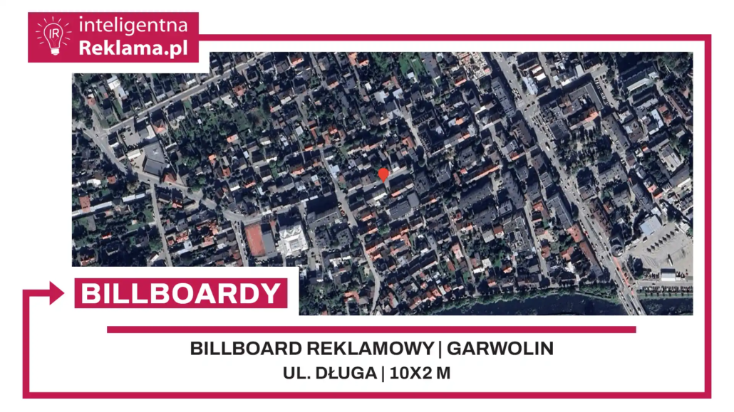 Lokalizacja reklamowa w Garwolin przy ul. Długa - powierzchnia 20 m²