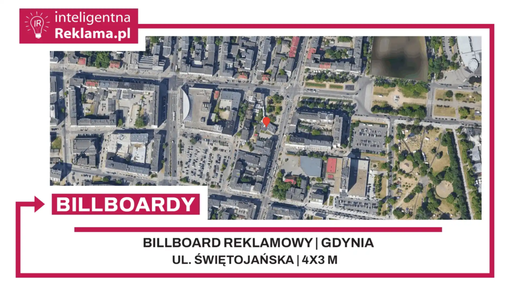Lokalizacja reklamowa w Gdynia przy ul. Świętojańska - powierzchnia 12 m²