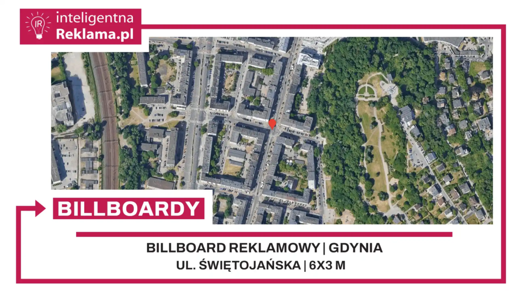 Lokalizacja reklamowa w Gdynia przy ul. ul. Świętojańska - powierzchnia 18 m²