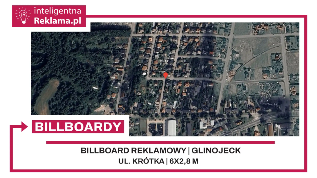 Lokalizacja reklamowa w Glinojeck przy ul. Krótka - powierzchnia 16,8 m²