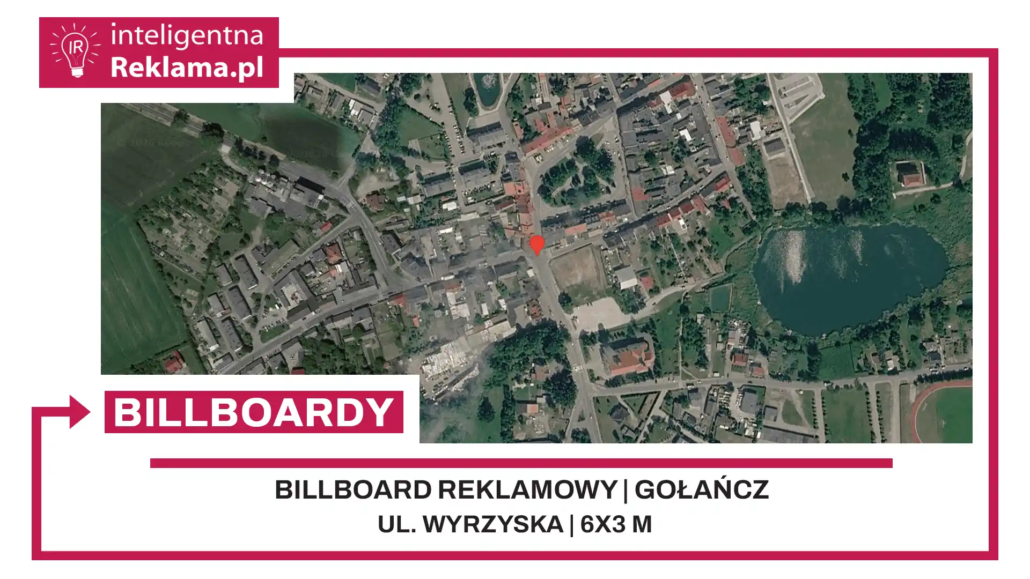 Lokalizacja reklamowa w Gołańcz przy ul. Wyrzyska - powierzchnia 18 m²