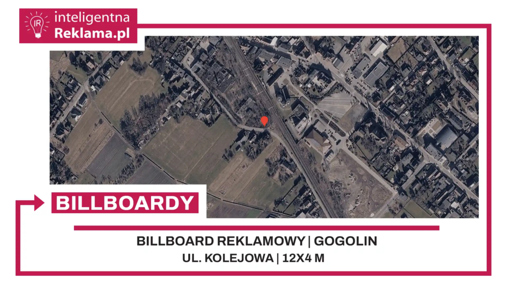 Lokalizacja reklamowa w Gogolin przy ul. Kolejowa - powierzchnia 48 m²