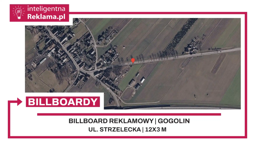 Lokalizacja reklamowa w Gogolin przy ul. Strzelecka - powierzchnia 36 m²