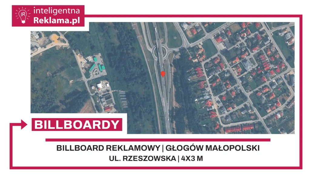 Lokalizacja reklamowa w Głogów Małopolski przy ul. ul. Rzeszowska - powierzchnia 12 m²