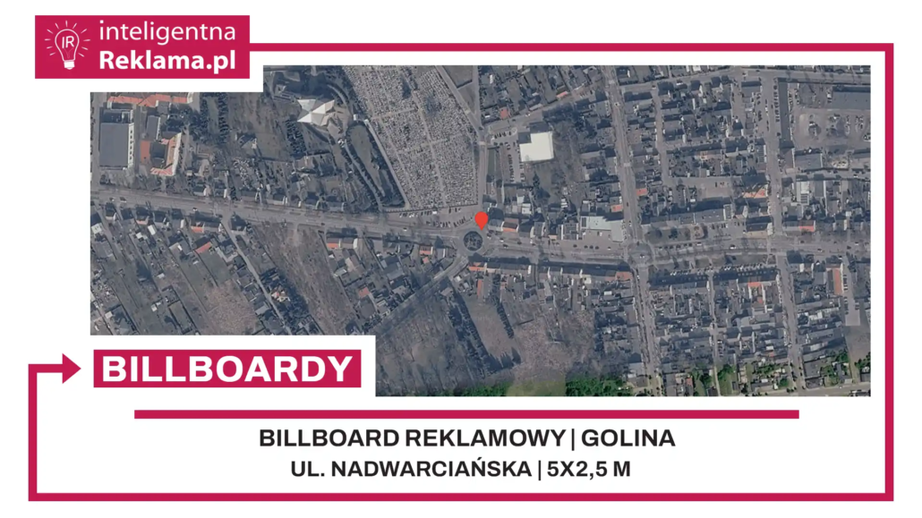 Lokalizacja reklamowa w Golina przy ul. Nadwarciańska - powierzchnia 12,5 m²