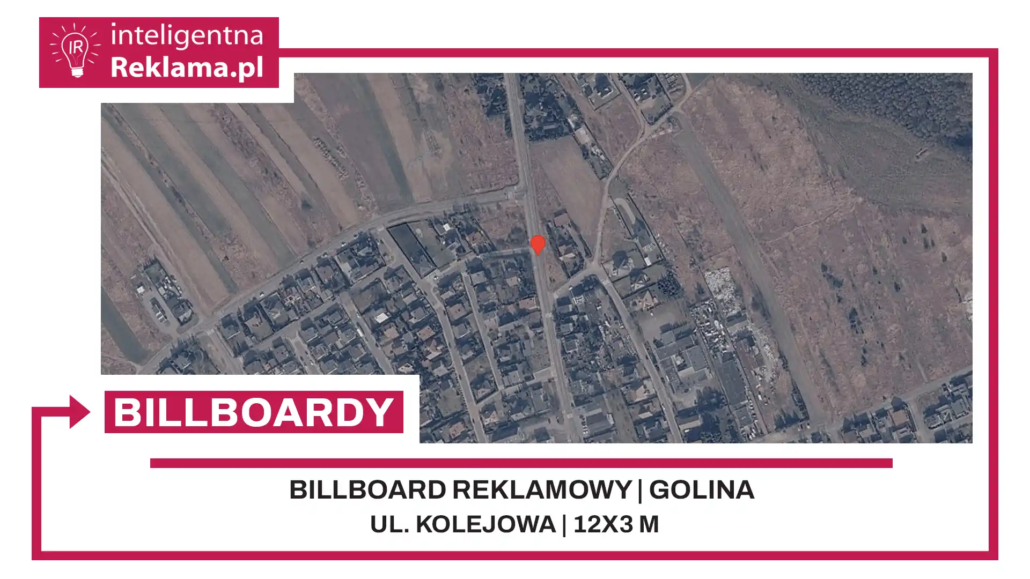 Lokalizacja reklamowa w Golina przy ul. ul. Kolejowa - powierzchnia 36 m²