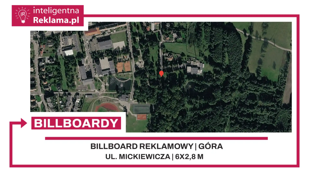 Lokalizacja reklamowa w Góra przy ul. Mickiewicza - powierzchnia 16,8 m²