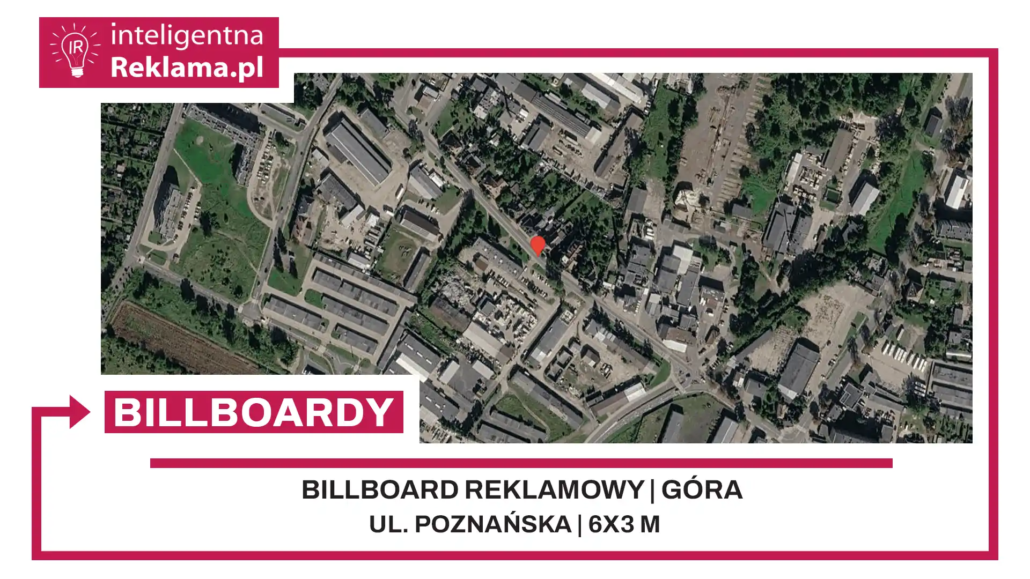 Lokalizacja reklamowa w Góra przy ul. Poznańska - powierzchnia 18 m²