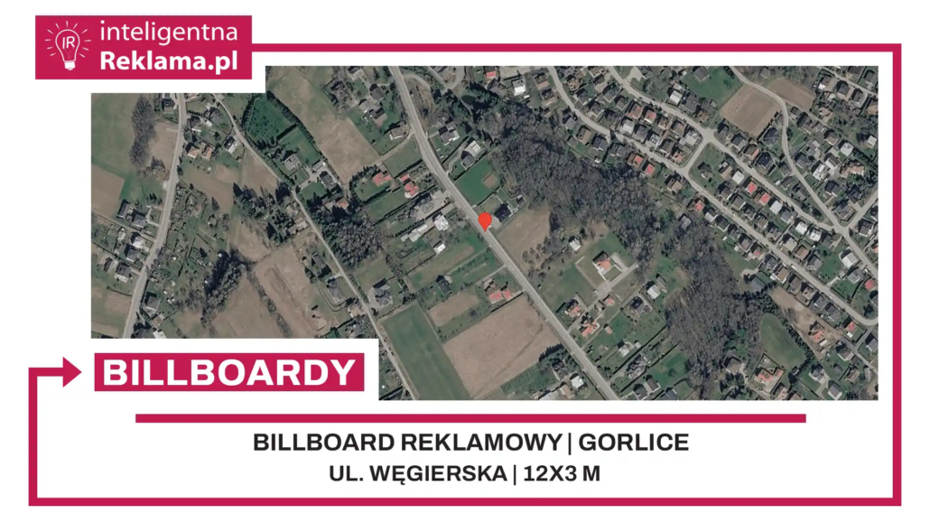 Lokalizacja reklamowa w Gorlice przy ul. ul. Węgierska - powierzchnia 36 m²