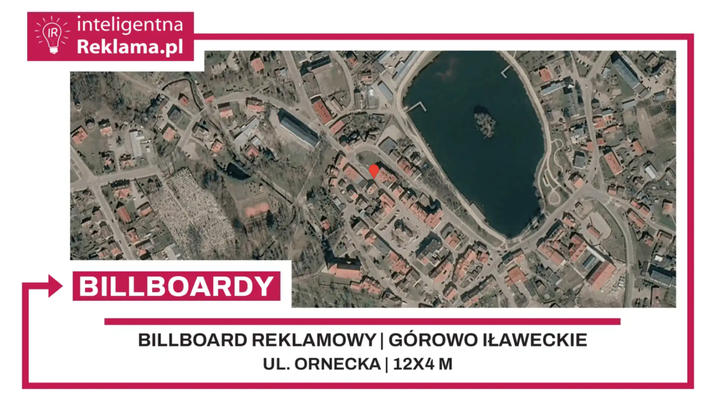 Lokalizacja reklamowa w Górowo Iławeckie przy ul. Ornecka - powierzchnia 48 m²