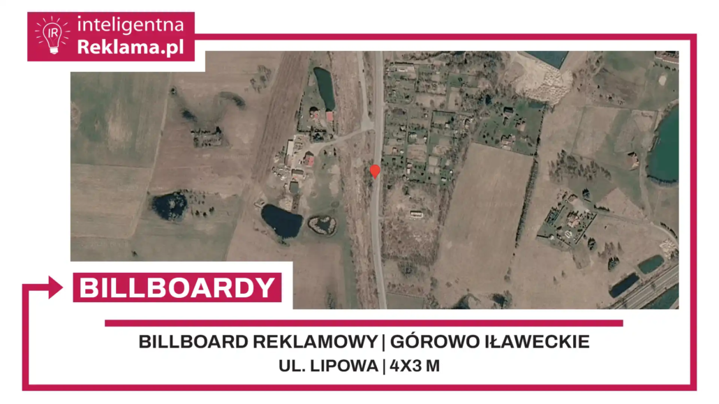Lokalizacja reklamowa w Górowo Iławeckie przy ul. ul. Lipowa - powierzchnia 12 m²