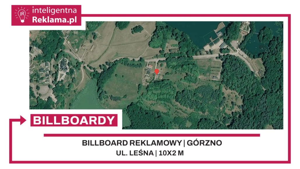 Lokalizacja reklamowa w Górzno przy ul. Leśna - powierzchnia 20 m²