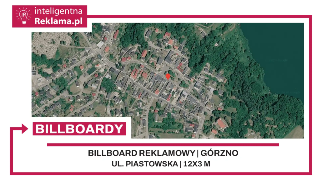 Lokalizacja reklamowa w Górzno przy ul. Piastowska - powierzchnia 36 m²
