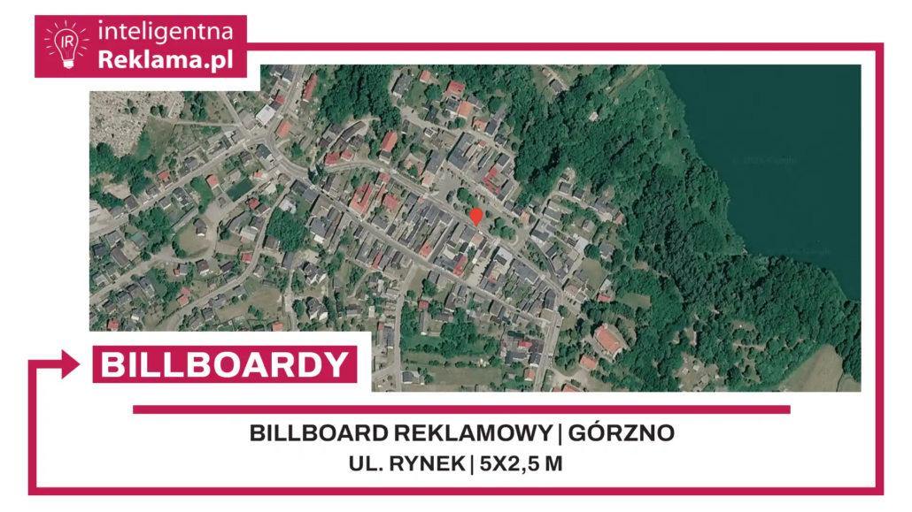 Lokalizacja reklamowa w Górzno przy ul. Rynek - powierzchnia 12,5 m²