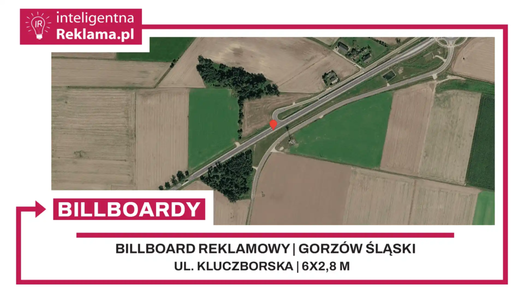 Lokalizacja reklamowa w Gorzów Śląski przy ul. Kluczborska - powierzchnia 16,8 m²
