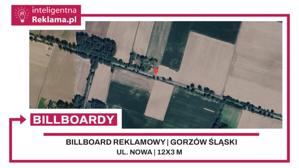 Lokalizacja reklamowa w Gorzów Śląski przy ul. Nowa - powierzchnia 36 m²