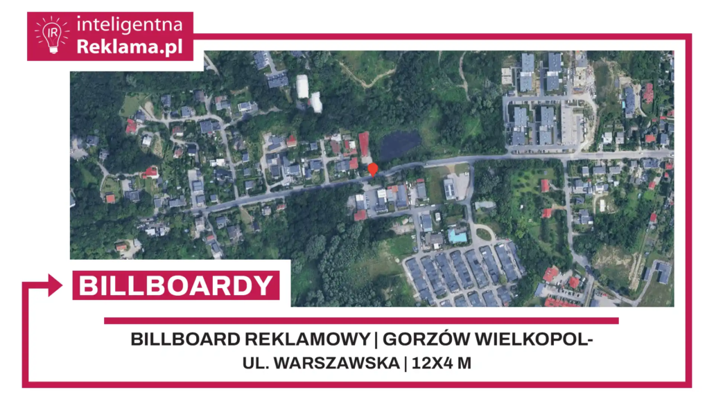 Lokalizacja reklamowa w Gorzów Wielkopolski przy ul. ul. Warszawska - powierzchnia 48 m²