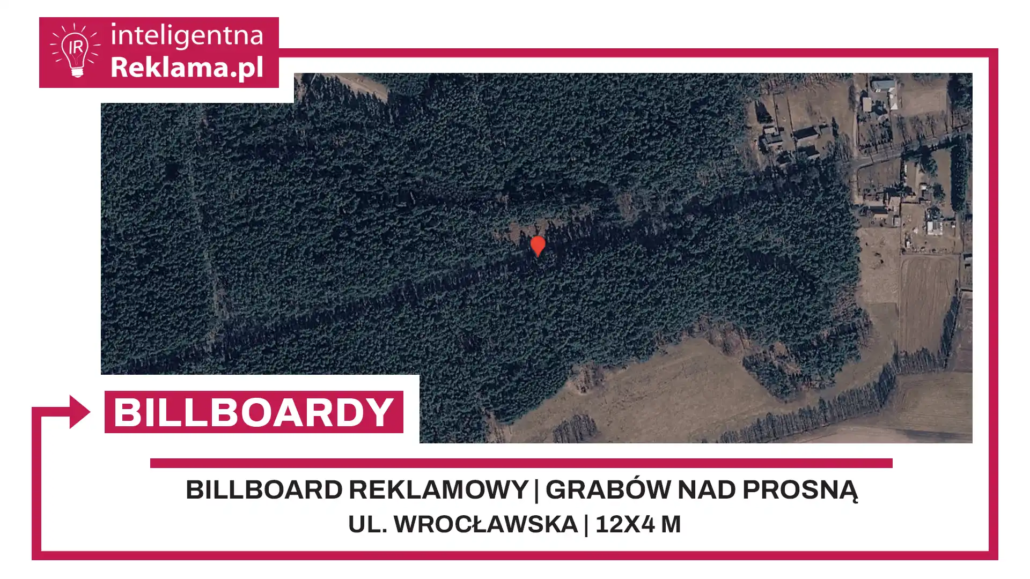 Lokalizacja reklamowa w Grabów nad Prosną przy ul. Wrocławska - powierzchnia 48 m²