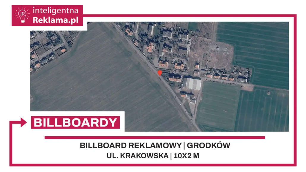 Lokalizacja reklamowa w Grodków przy ul. Krakowska - powierzchnia 20 m²