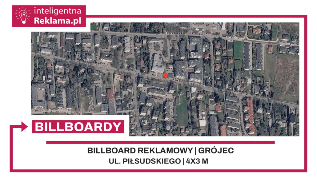 Lokalizacja reklamowa w Grójec przy ul. ul. Piłsudskiego - powierzchnia 12 m²