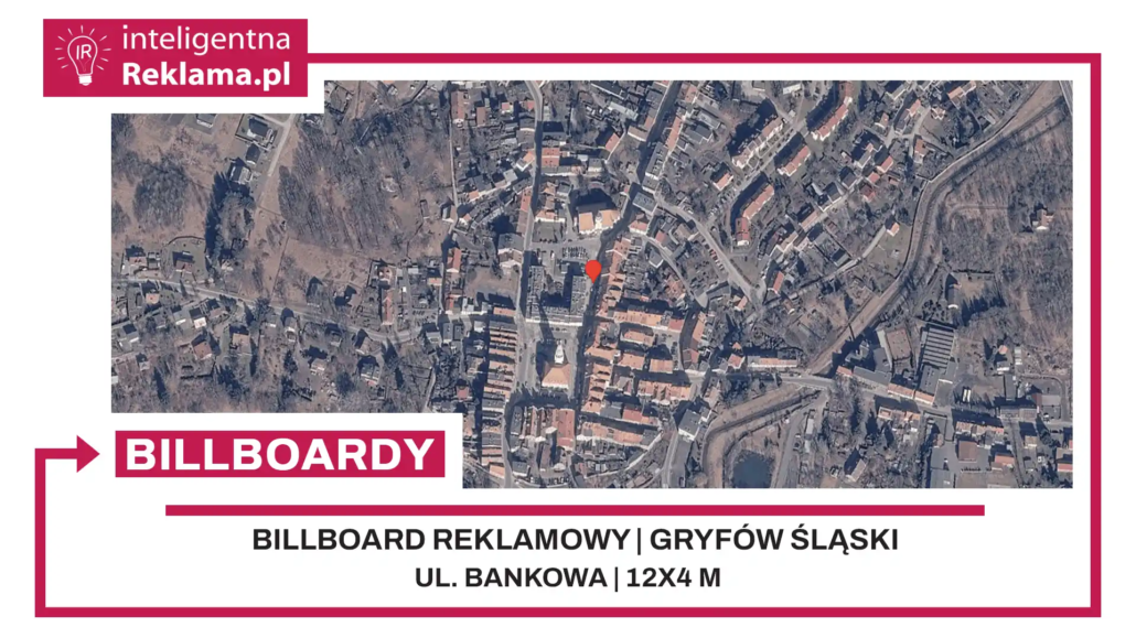 Lokalizacja reklamowa w Gryfów Śląski przy ul. Bankowa - powierzchnia 48 m²