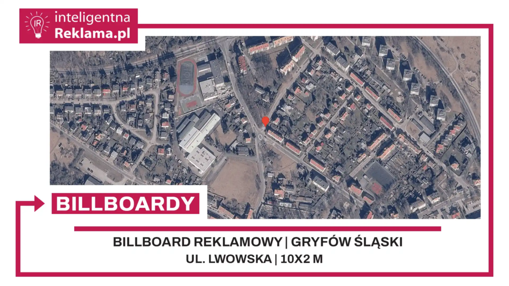 Lokalizacja reklamowa w Gryfów Śląski przy ul. Lwowska - powierzchnia 20 m²