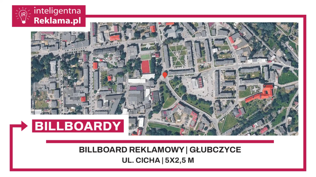 Lokalizacja reklamowa w Głubczyce przy ul. Cicha - powierzchnia 12,5 m²